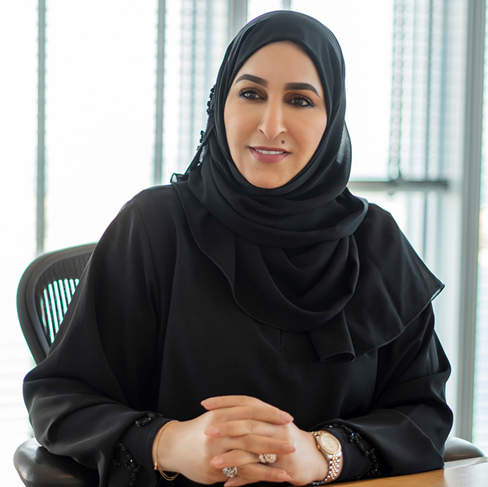 Portrait of Ayesha Khalifa Al Mansoori.
